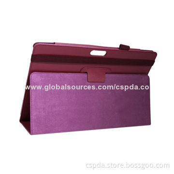 PU leather slim back stand cover case for Microsoft surface Pro 3